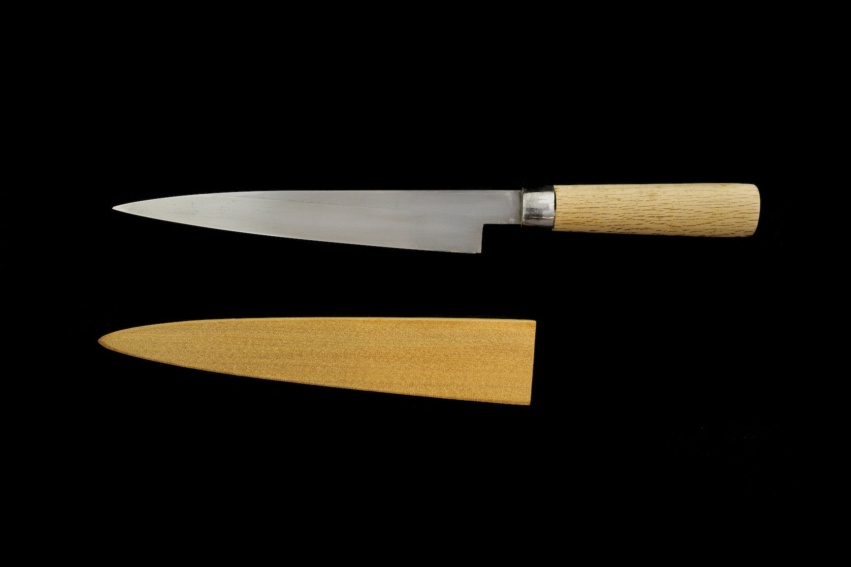 Jin 210mm High Speed Steel Mioroshi Deba with Saya P-35