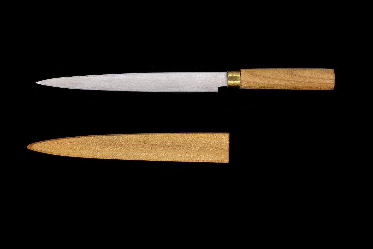 Jin 225mm High Speed Steel Ko-Yanagiba with Saya P-04