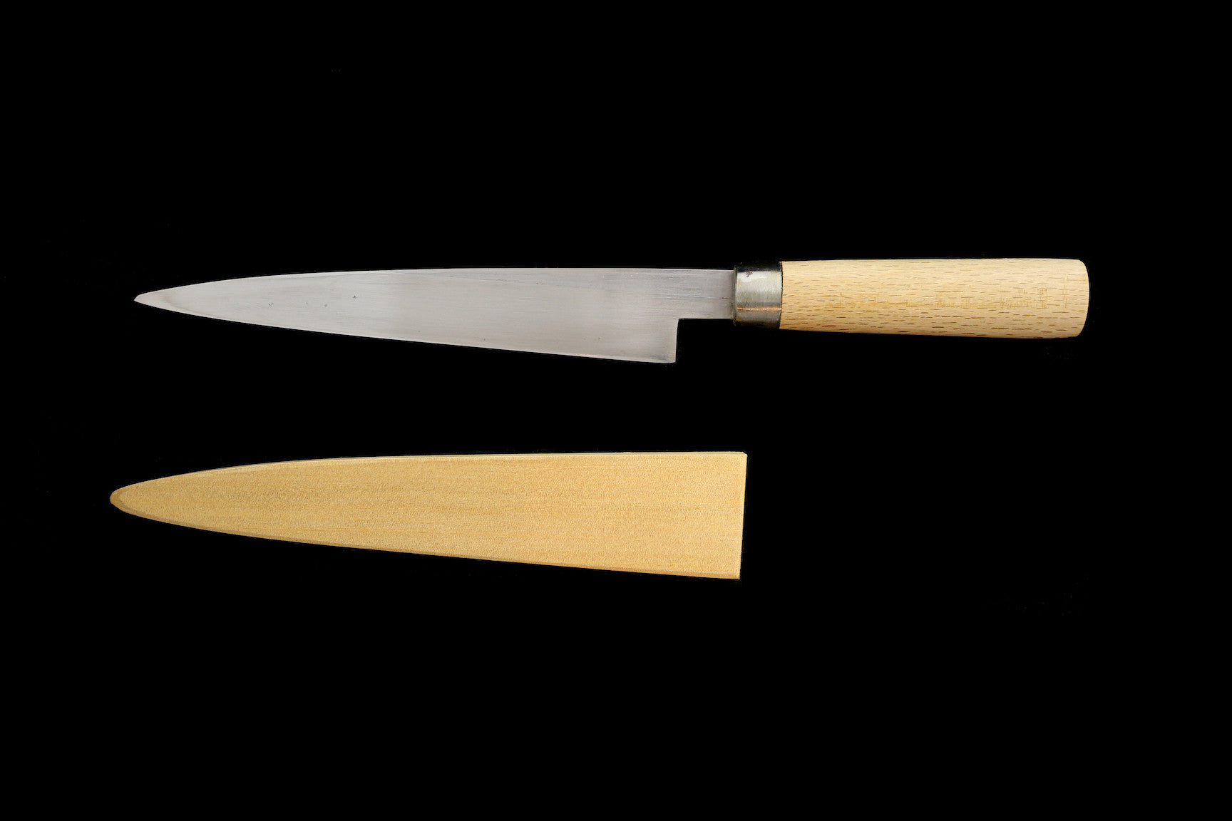 Jin 210mm High Speed Steel Mioroshi Deba with Saya P-42