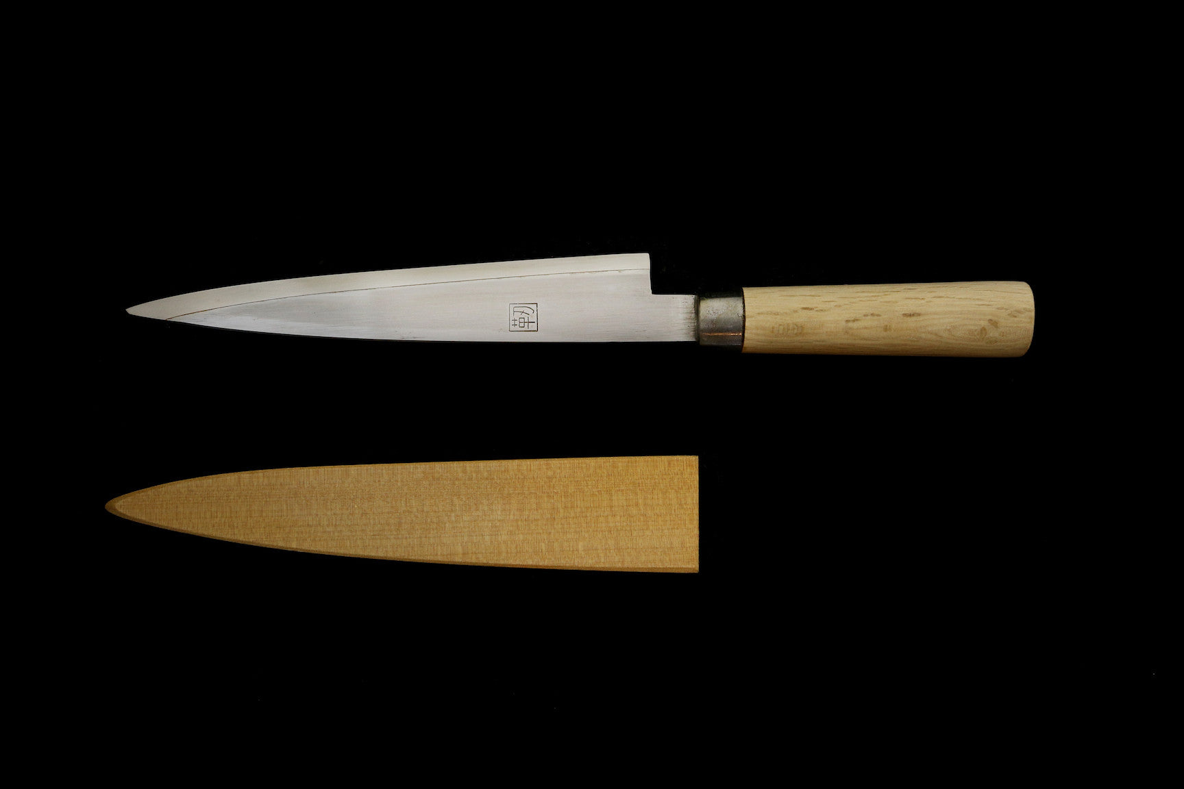 Jin 210mm High Speed Steel Mioroshi Deba with Saya P-45