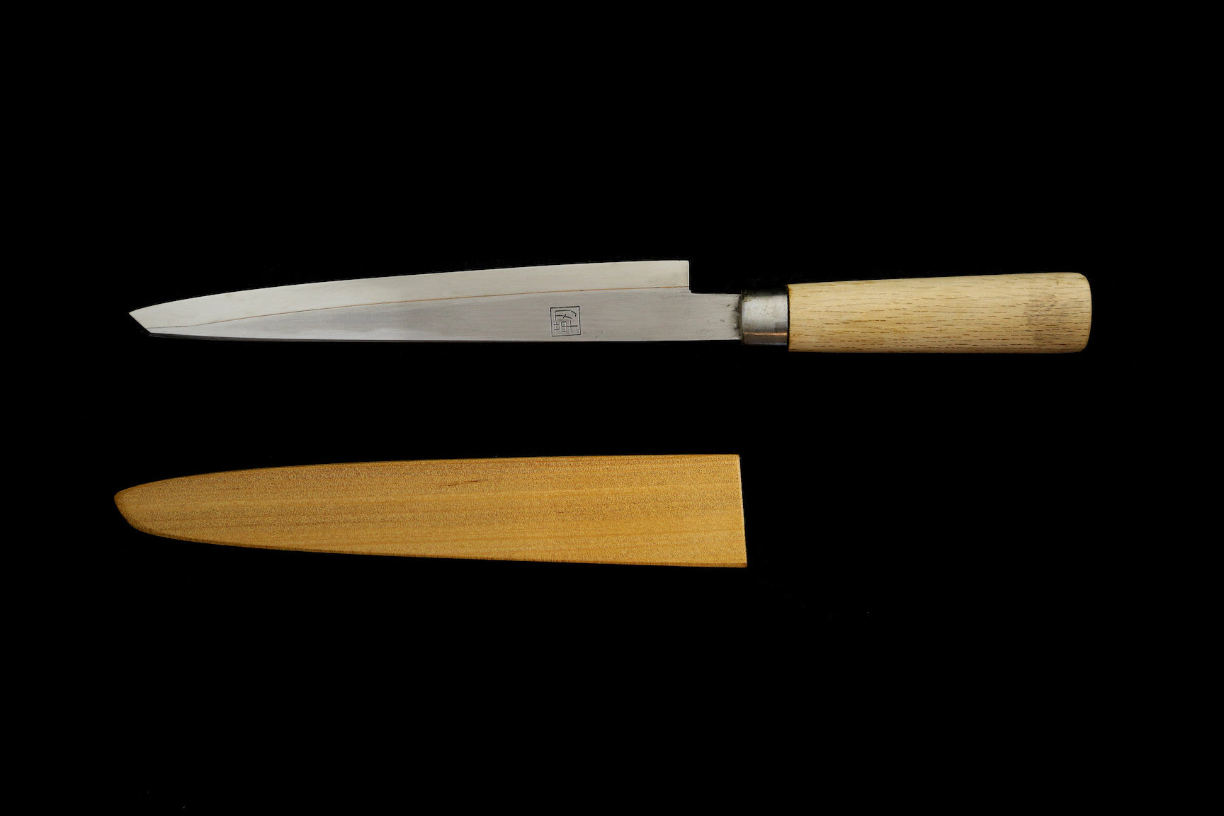 Jin 210mm High Speed Steel Ko-Kensaki Yanagiba with Saya P-53