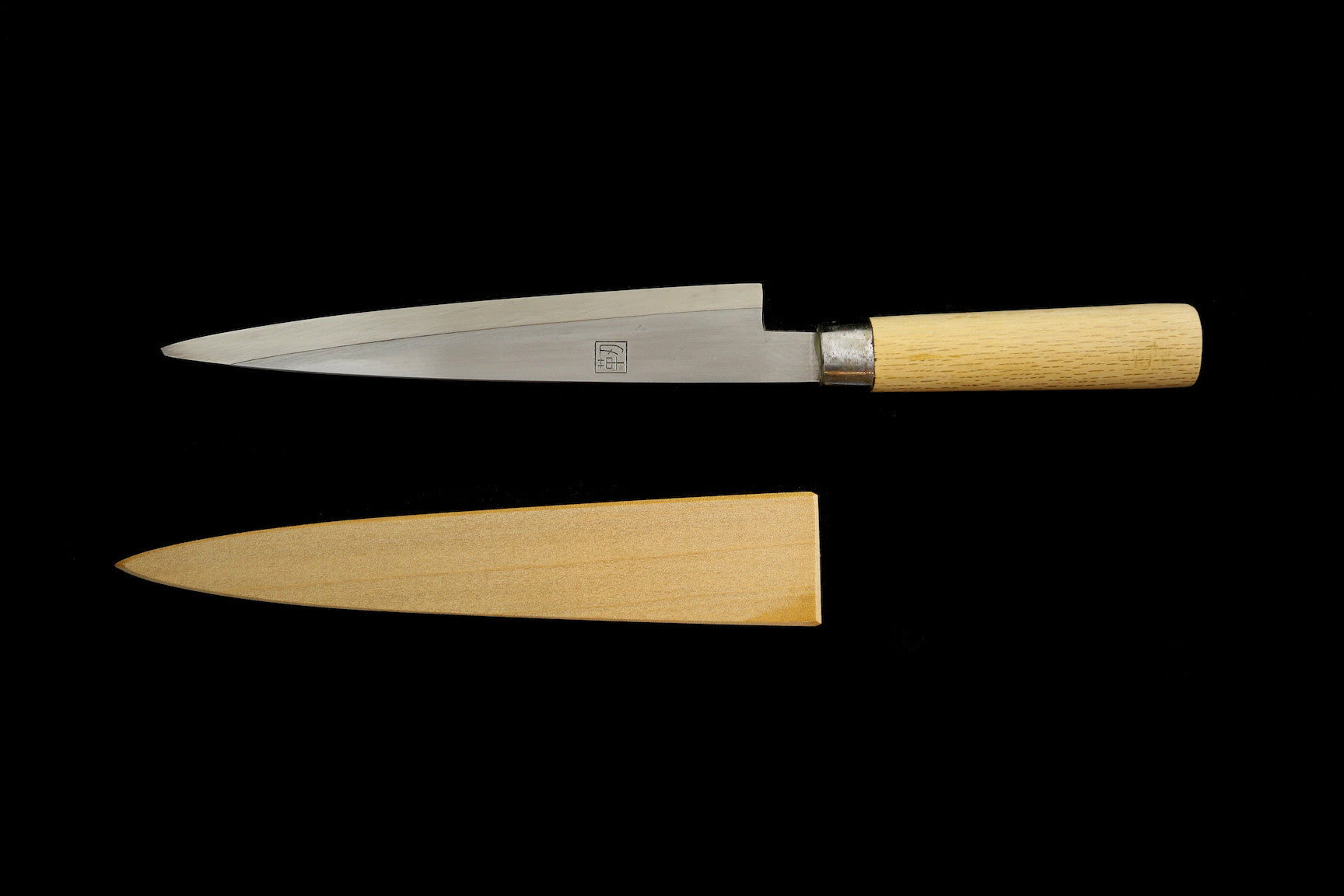 Jin 210mm High Speed Steel Ko-Yanagiba with Saya P-60