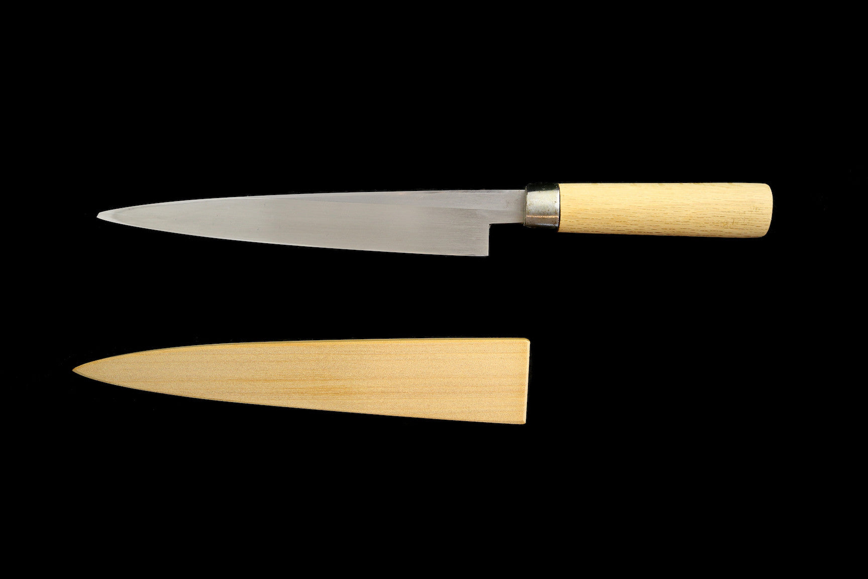 Jin 210mm High Speed Steel Ko-Yanagiba with Saya P-60