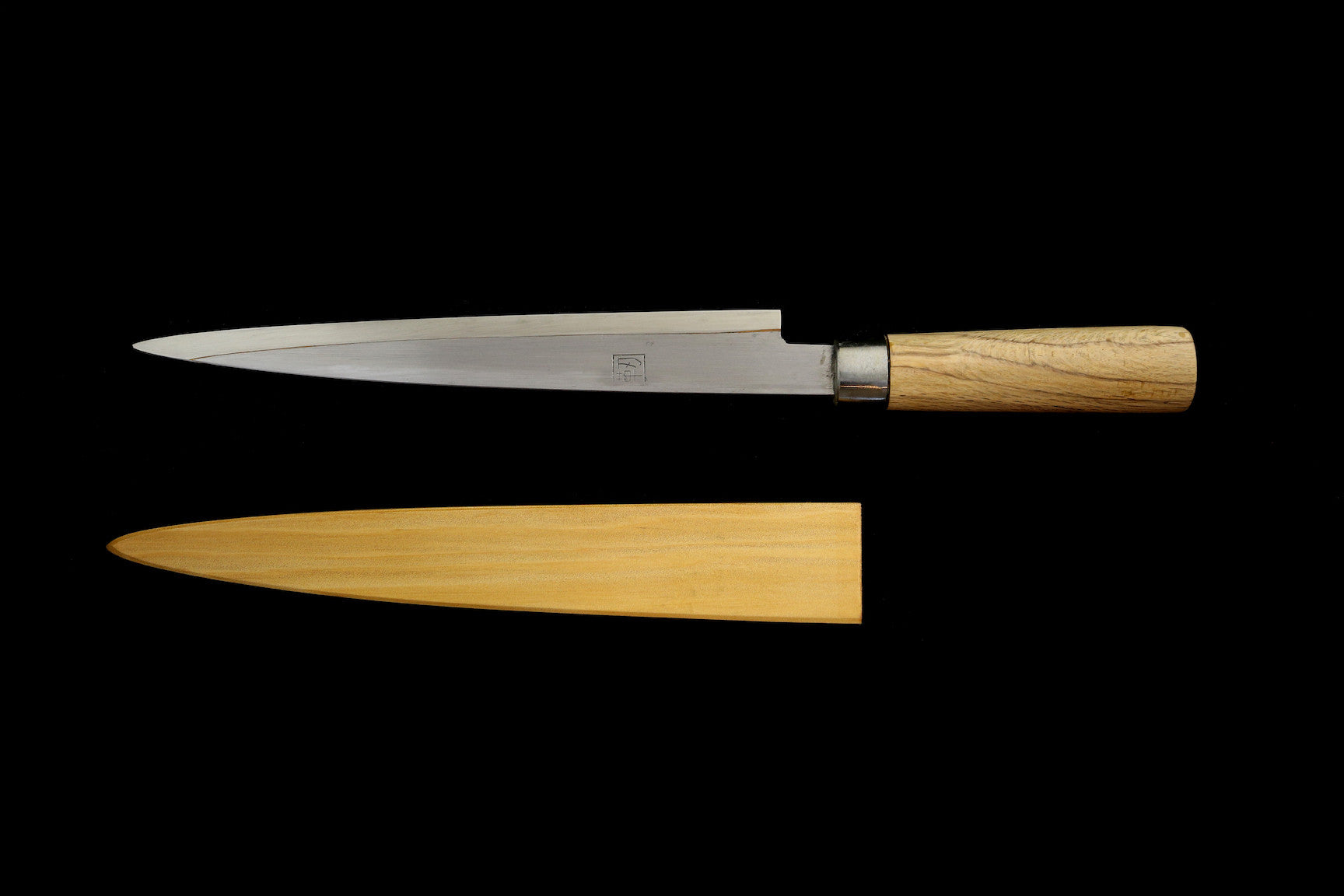 Jin 225mm High Speed Steel Ko-Yanagiba with Saya P-62