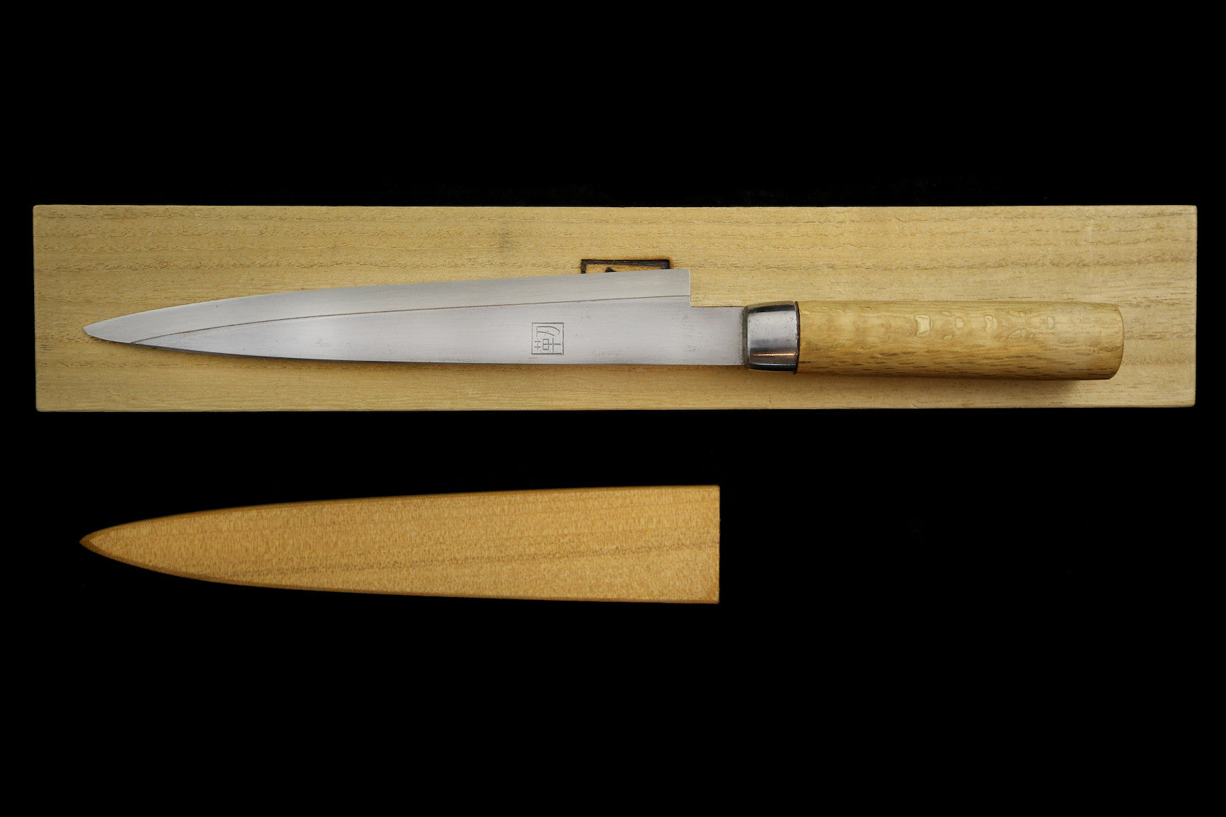 Jin 210mm High Speed Steel Ko-Yanagiba with Saya P-63
