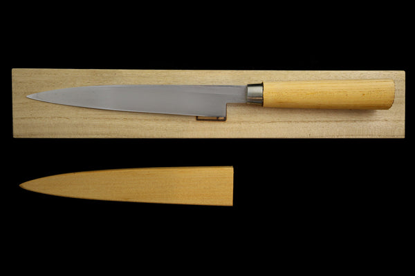 Jin 210mm High Speed Steel Ko-Yanagiba with Saya P-64