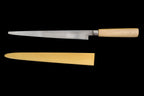 Jin 270mm High Speed Steel Sakimaru Yanagiba with Saya Y-01