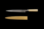 Jin 245mm High Speed Steel Yanagiba with Saya Y-03