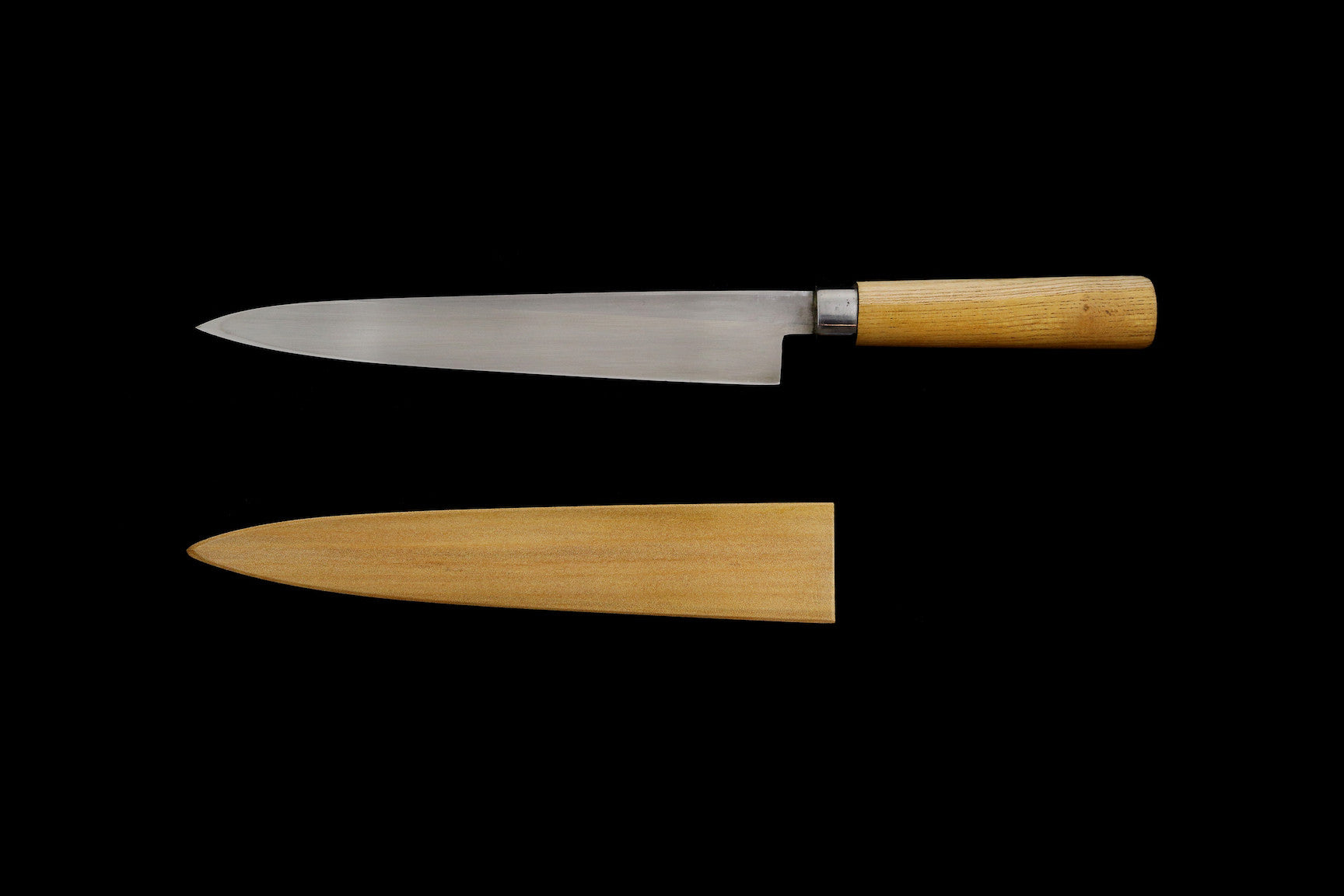 Jin 265mm High Speed Steel Yanagiba with Saya Y-07