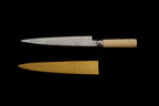 Jin 240mm High Speed Steel Yanagiba with Saya Y-12