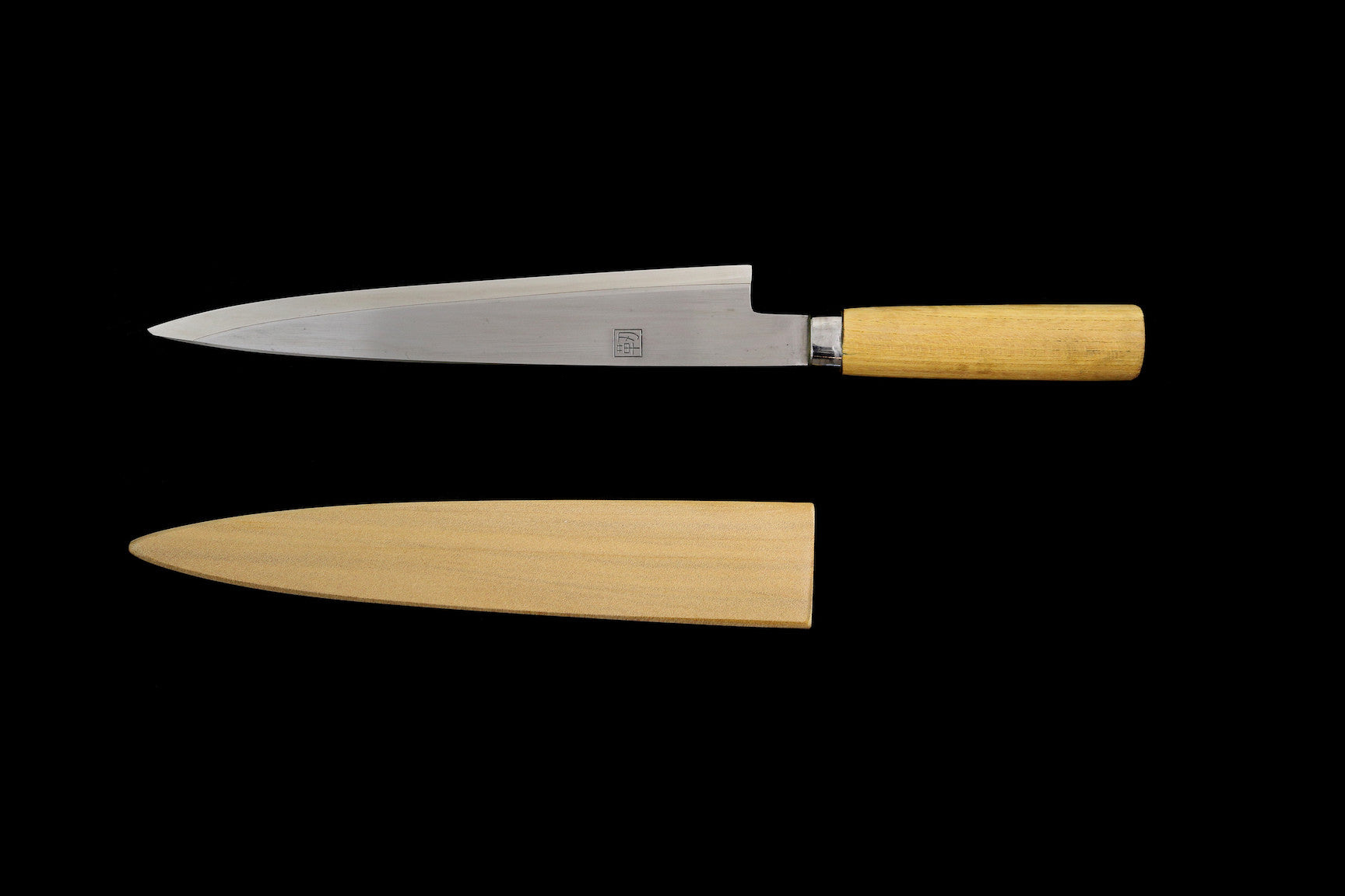 Jin 240mm High Speed Steel Yanagiba with Saya Y-14