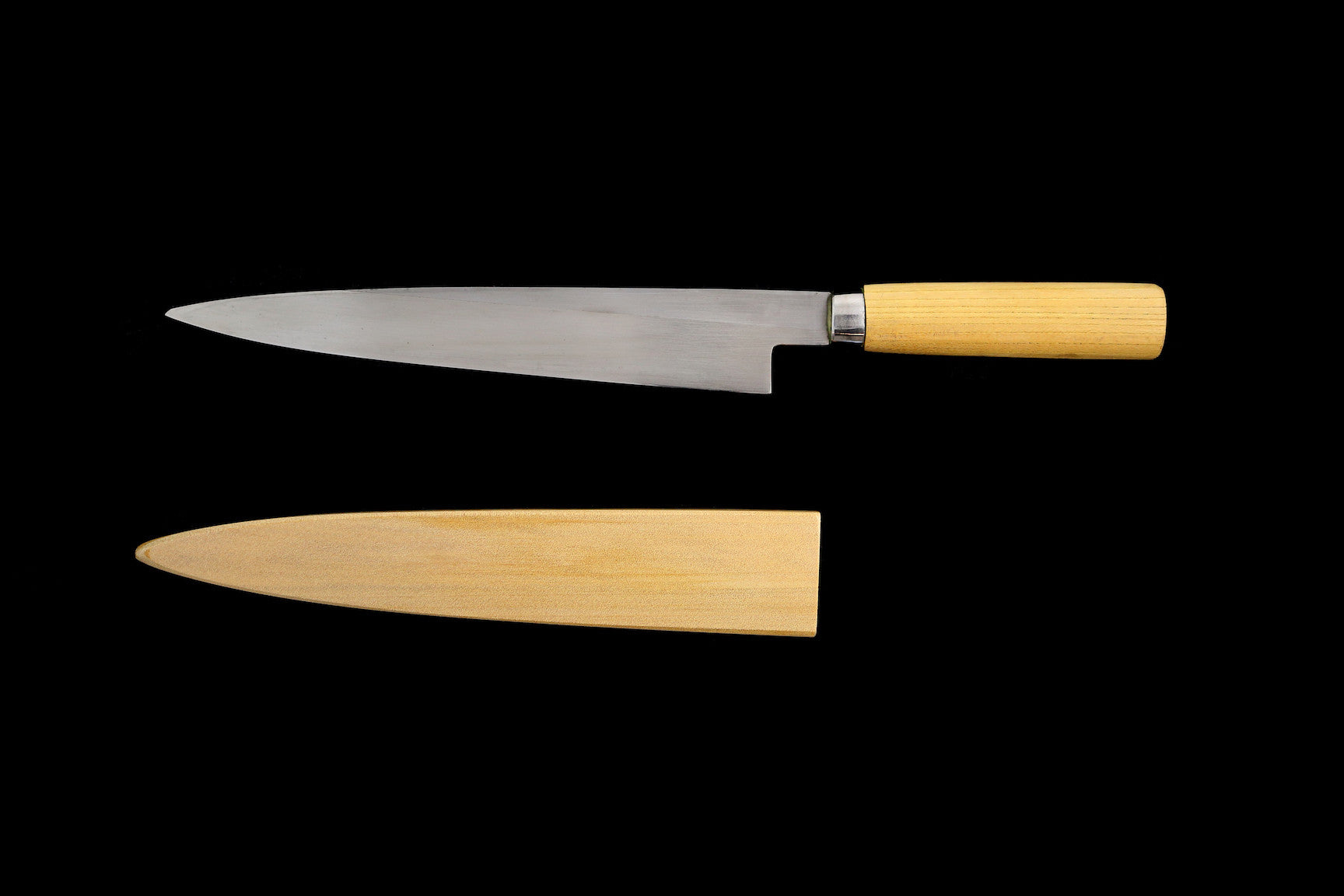 Jin 240mm High Speed Steel Yanagiba with Saya Y-14