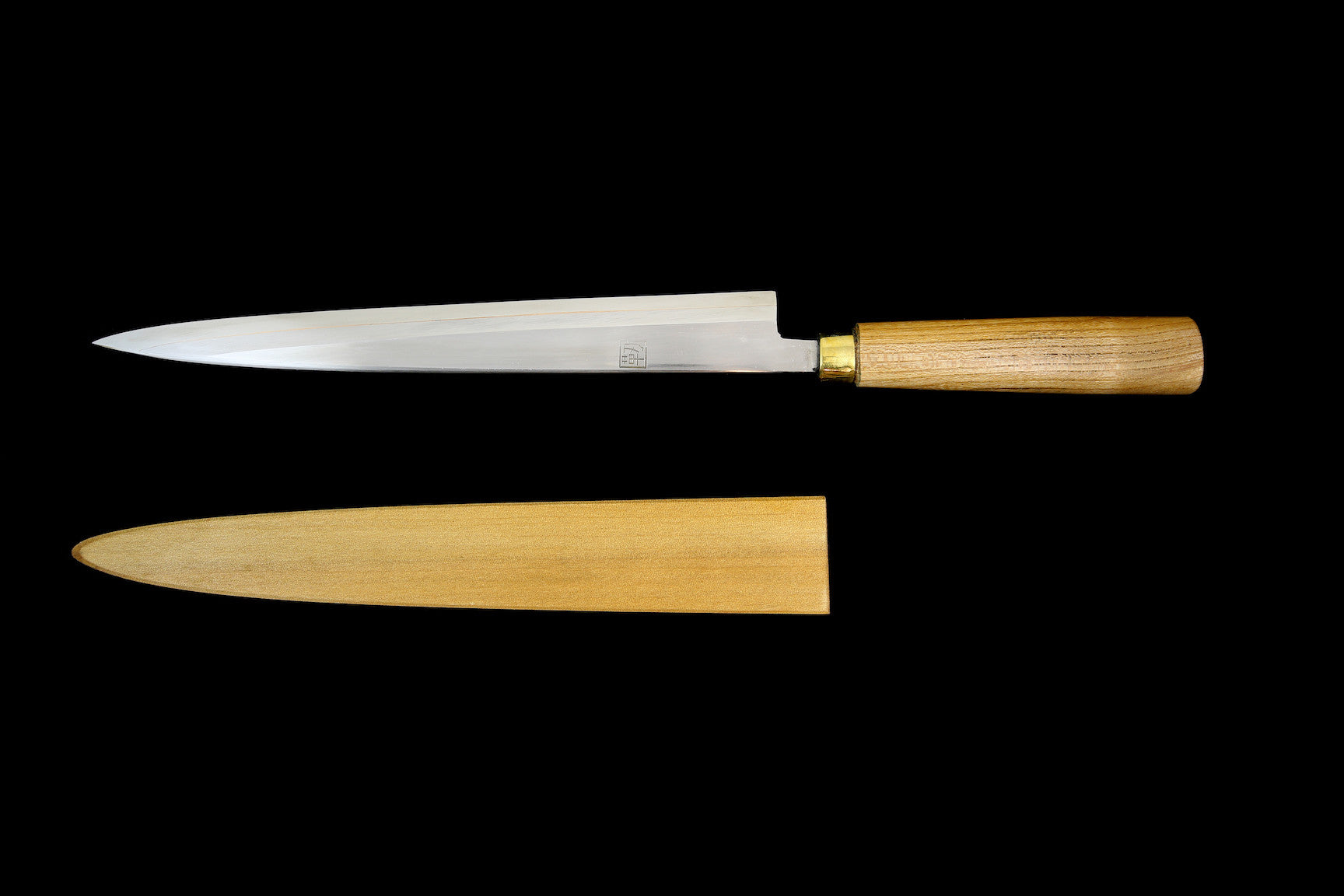 Jin 290mm High Speed Steel Yanagiba with Saya Y-21
