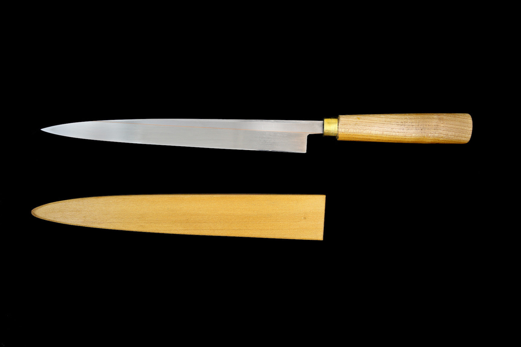 Jin 290mm High Speed Steel Yanagiba with Saya Y-21