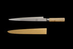 Jin 260mm High Speed Steel Yanagiba with Saya Y-22