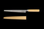 Jin 265mm High Speed Steel Kakusaki Yanagiba with Saya Y-23