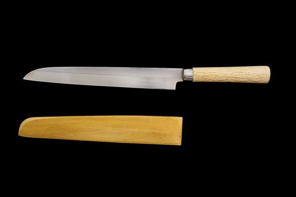 Jin 270mm High Speed Steel Kamagata Yanagiba with Saya Y-24