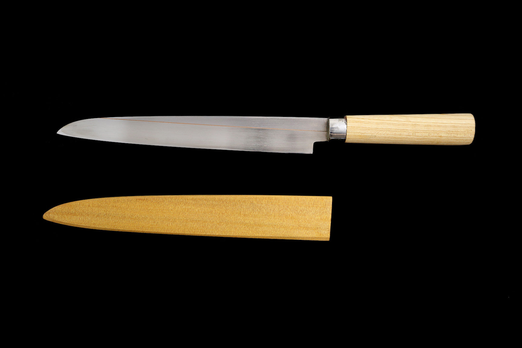 Jin 260mm High Speed Steel Yanagiba with Saya Y-31