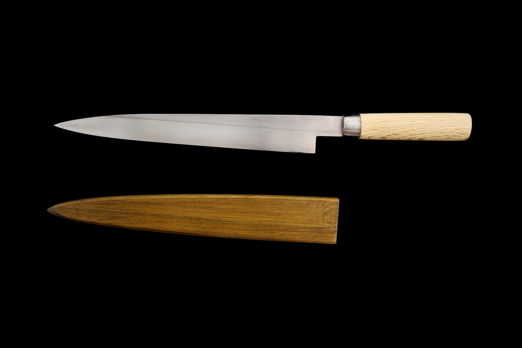 Jin 265mm  High Speed Steel Yanagiba with Saya Y-33