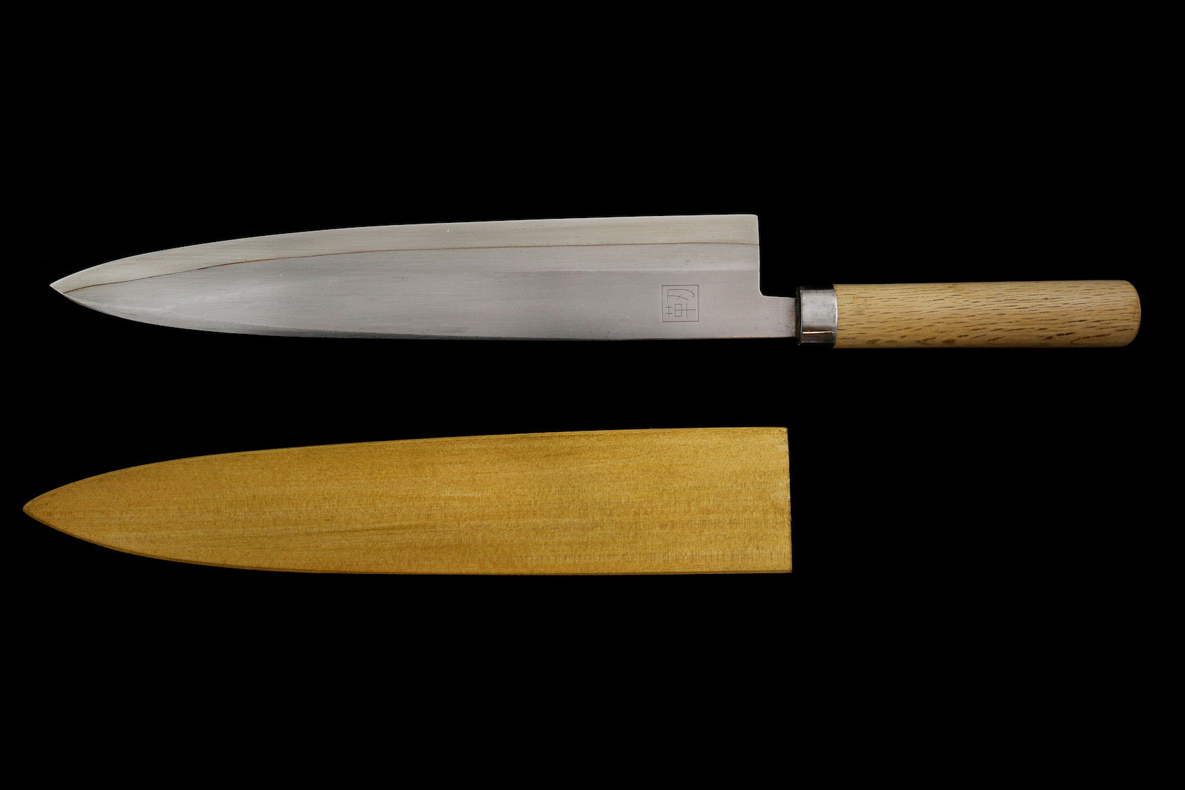 Jin 315mm  High Speed Steel Mioroshi Deba with Saya Y-34