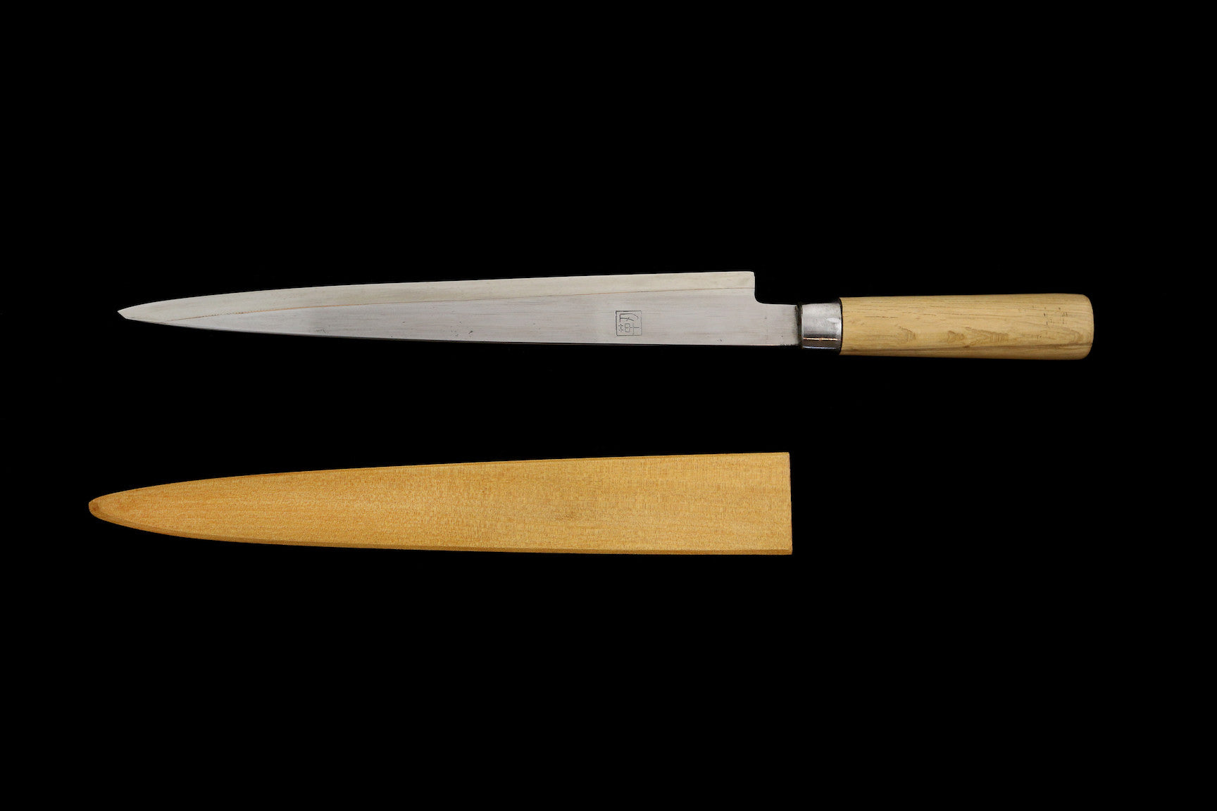 Jin 275mm High Speed Steel Yanagiba with Saya Y-38
