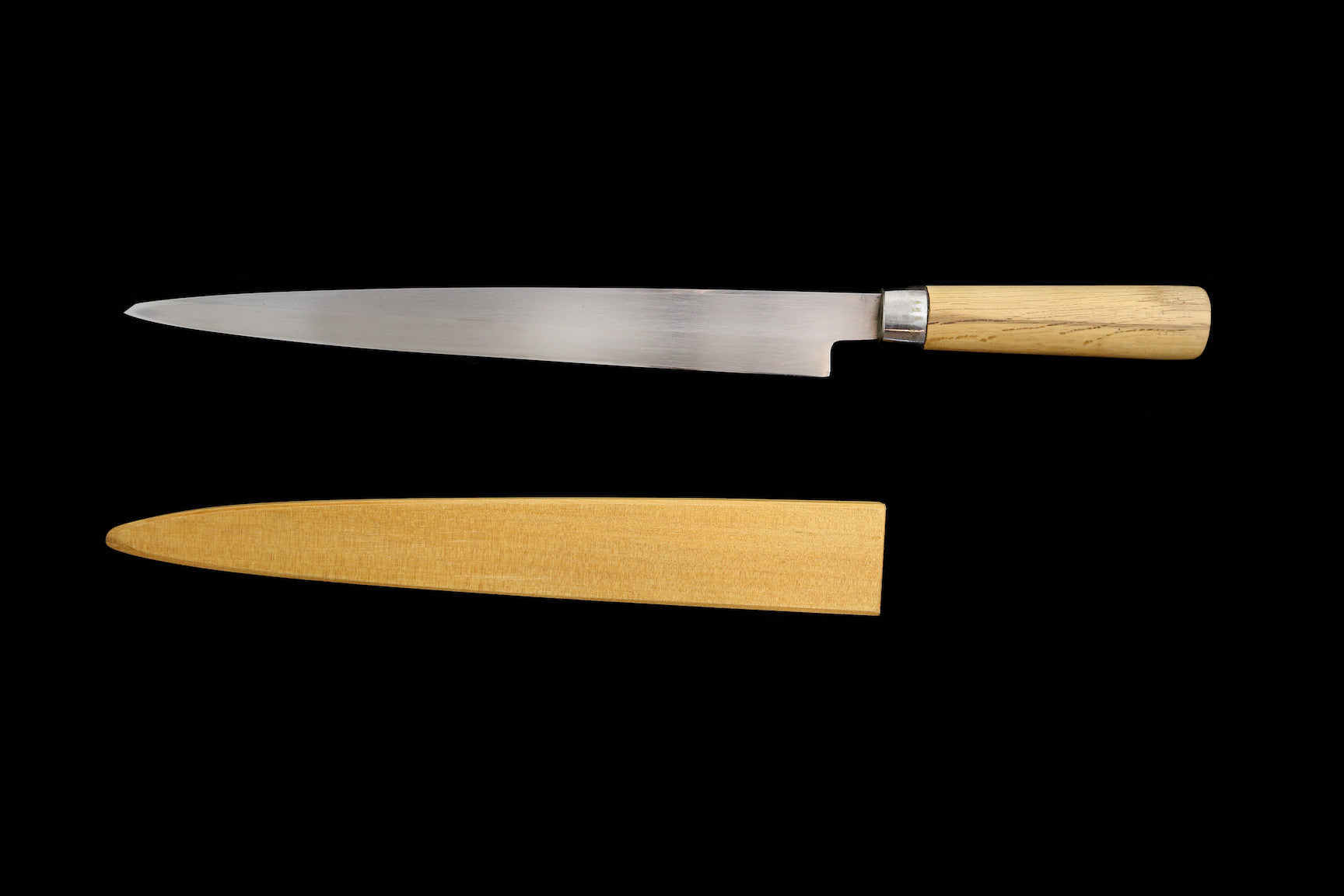 Jin 275mm High Speed Steel Yanagiba with Saya Y-38