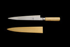 Jin 245mm High Speed Steel Yanagiba with Saya Y-42
