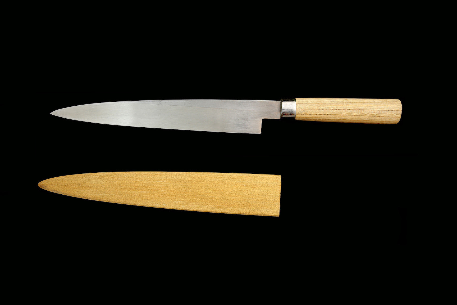 Jin 265mm High Speed Steel Yanagiba with Saya Y-43
