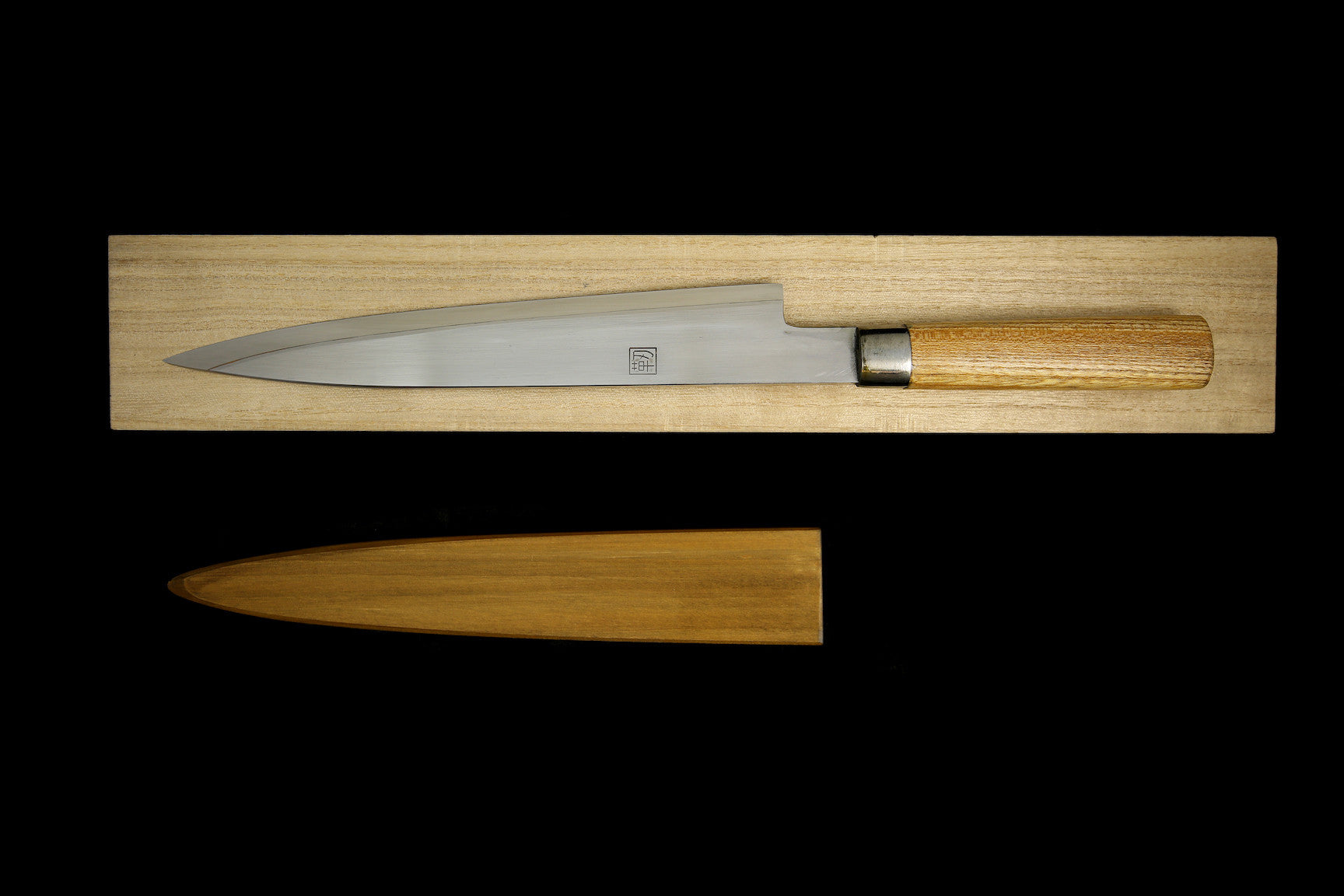 Jin 260mm High Speed Steel Yanagiba with Saya Y-48