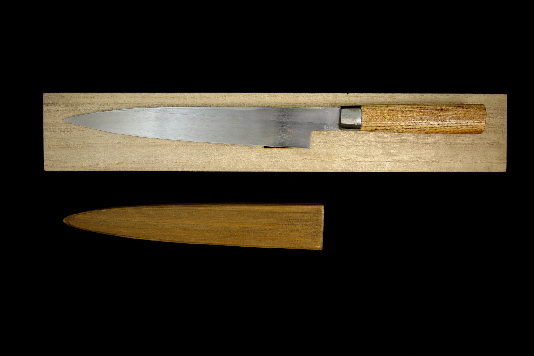 Jin 260mm High Speed Steel Yanagiba with Saya Y-48