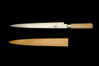 Jin 295mm High Speed Steel Yanagiba with Saya Y-56