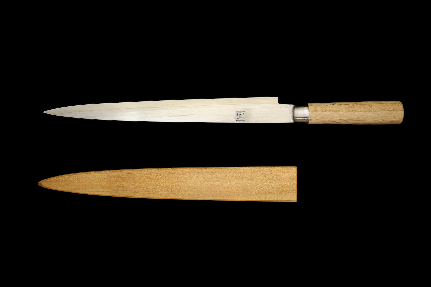 Jin 295mm High Speed Steel Yanagiba with Saya Y-56