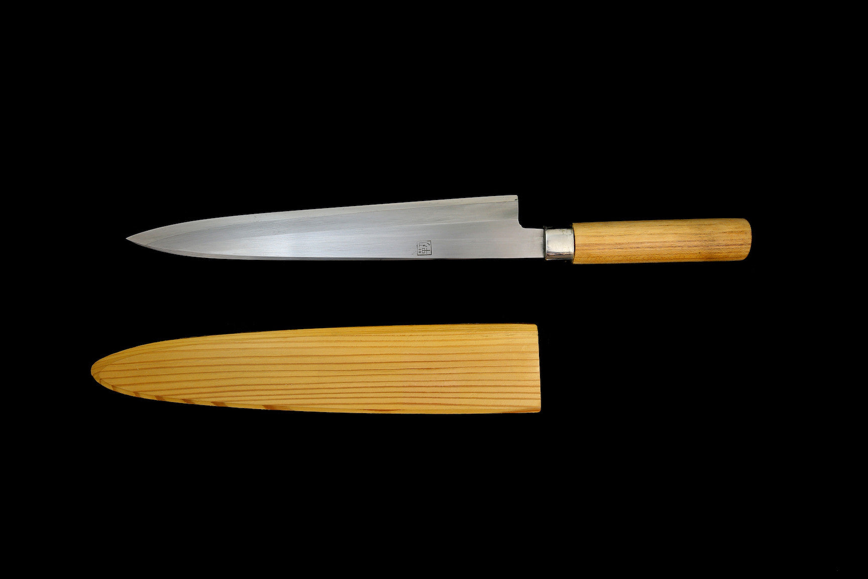 Jin 315mm High Speed Steel Mioroshi Deba with Saya Y-59