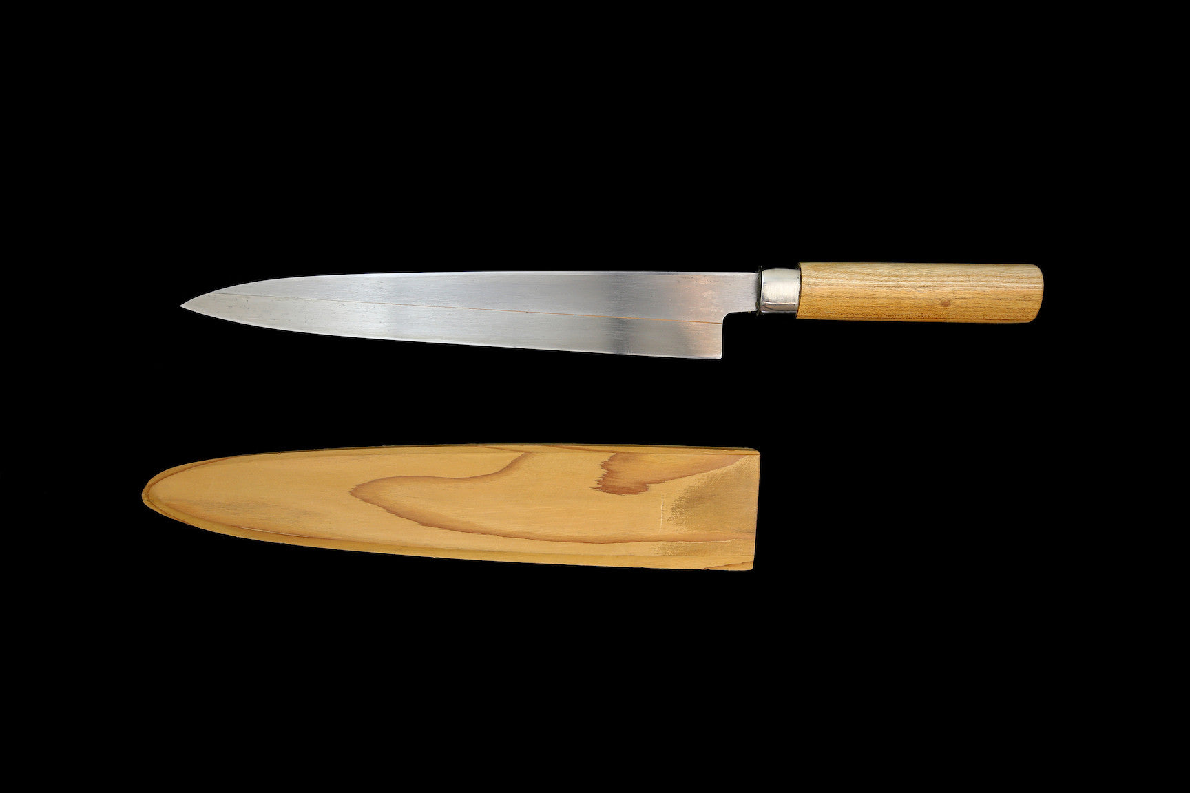 Jin 315mm High Speed Steel Mioroshi Deba with Saya Y-59