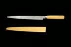 Jin 285mm High Speed Steel Mioroshi Deba with Saya Y-61