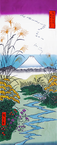 Tenugui - Fuji Sanjyu-Rokkei: Kaiootsukinohara