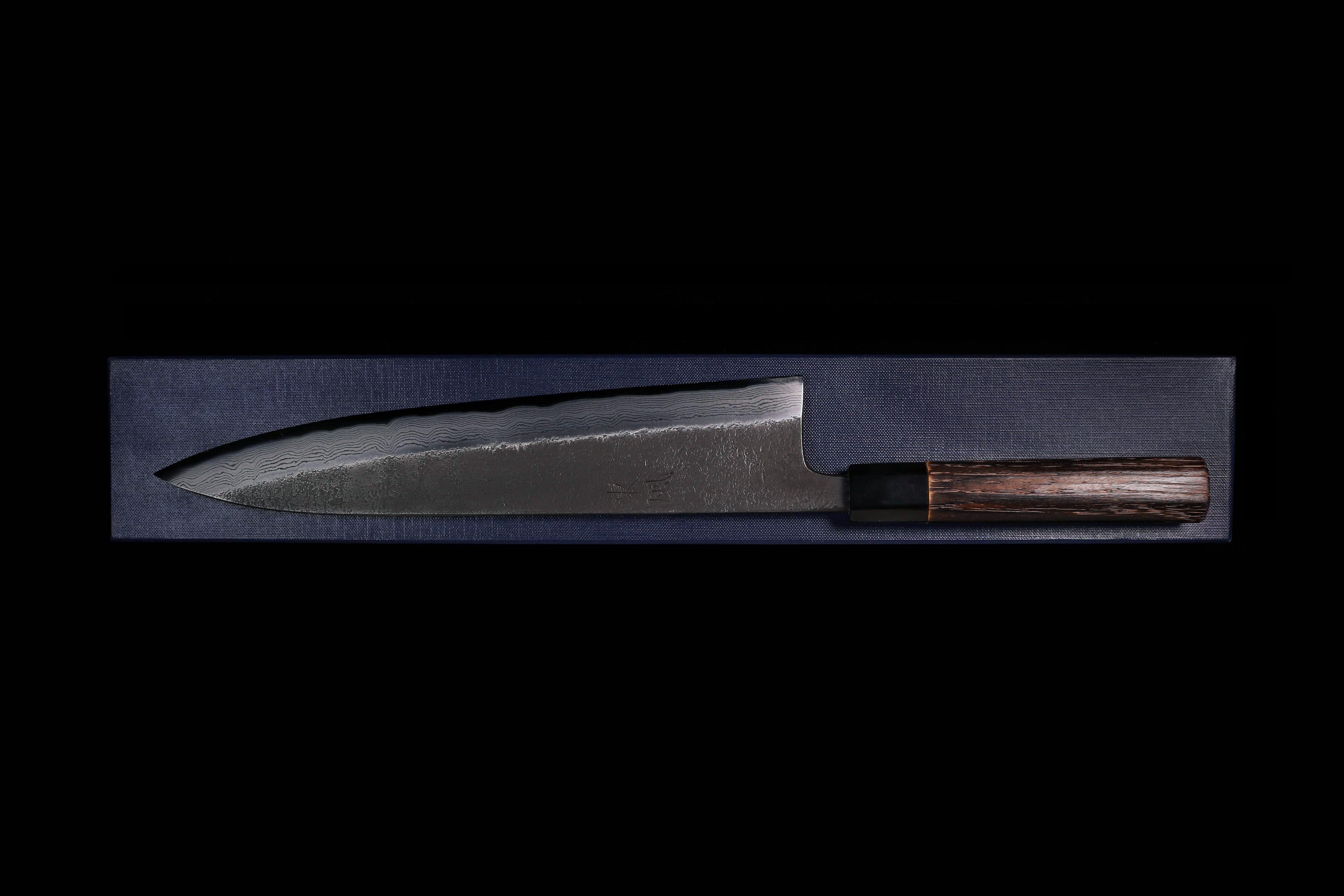 Kochi 270mm Kurouchi Damascus Wa-Gyuto