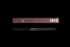Stainless Steel Moribashi - 165mm 6-Sided Black Pakkawood