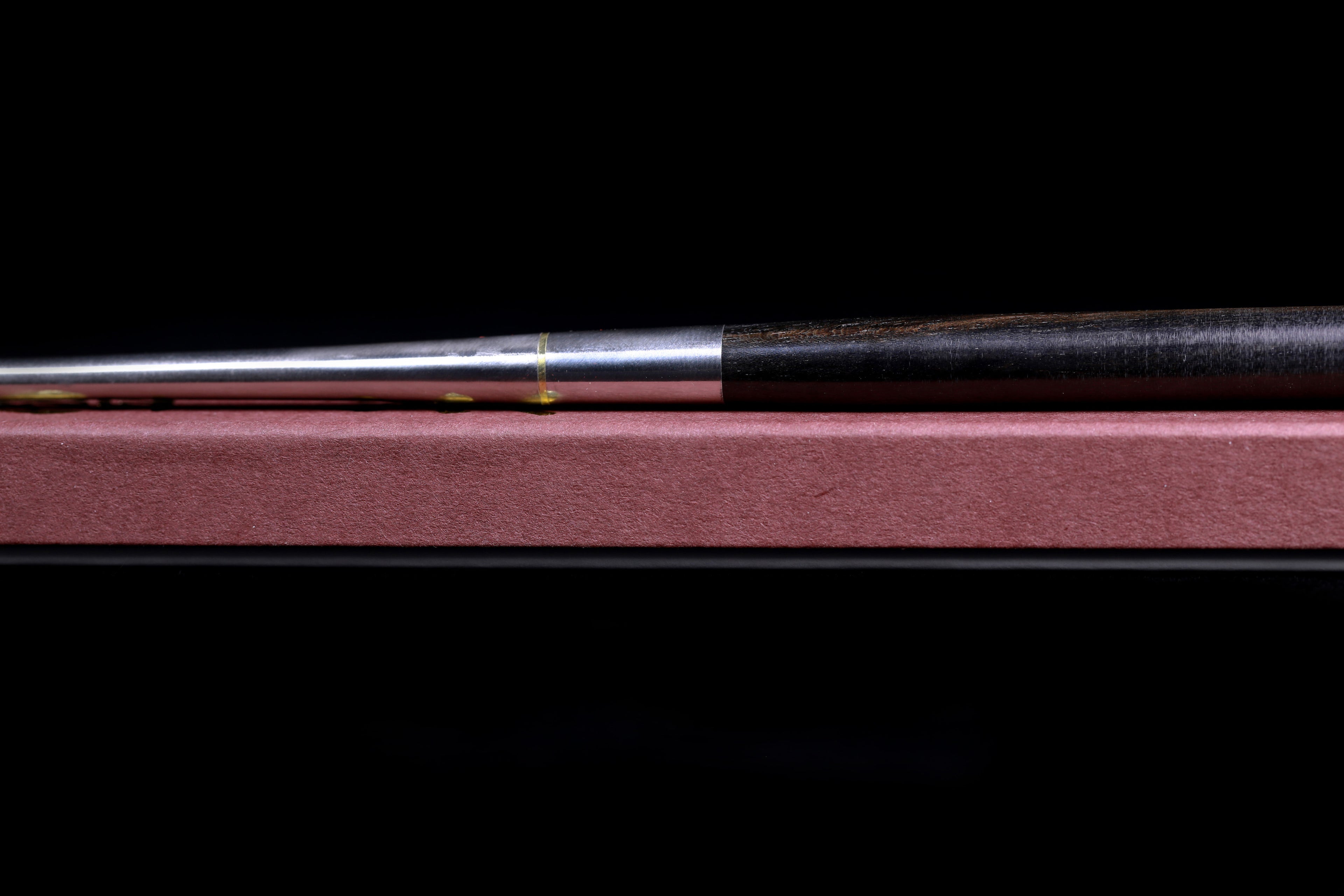 Titanium Moribashi - 165mm Round Ebony