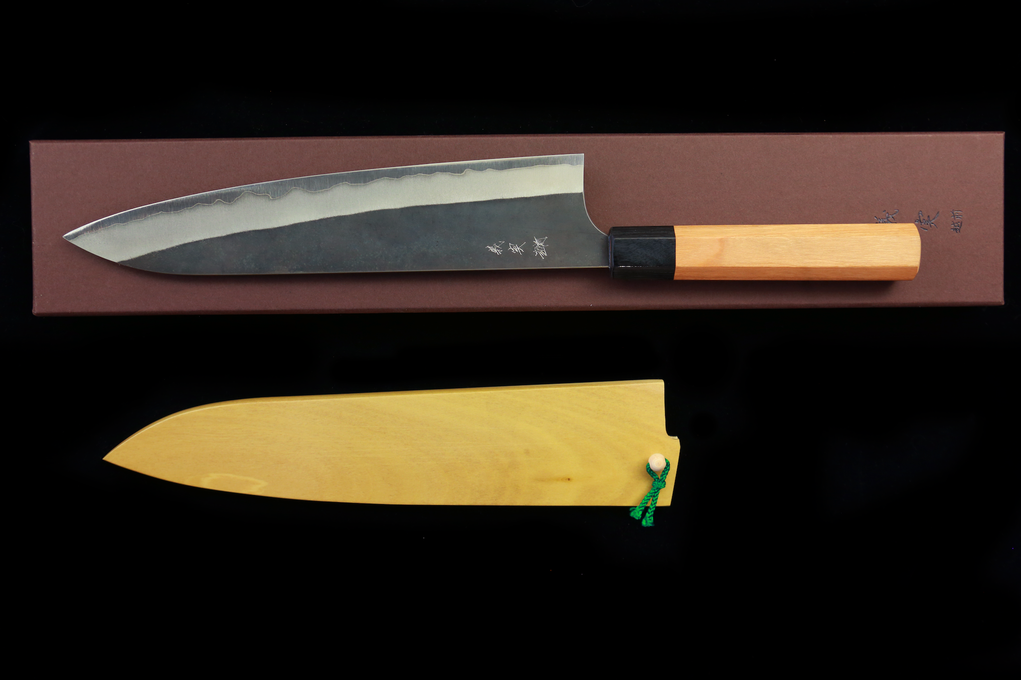 Yoshimi Echizen 240mm Stainless Clad Blue Super Kurouchi Wa-Gyuto