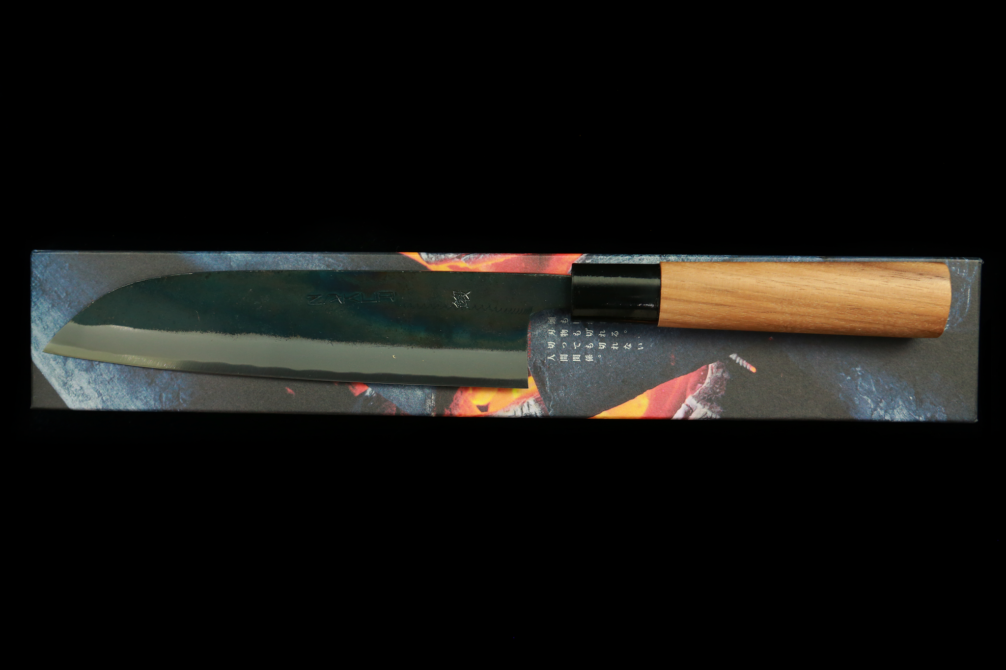 Zakuri 165mm Blue Super Kurouchi Tosagata Bocho