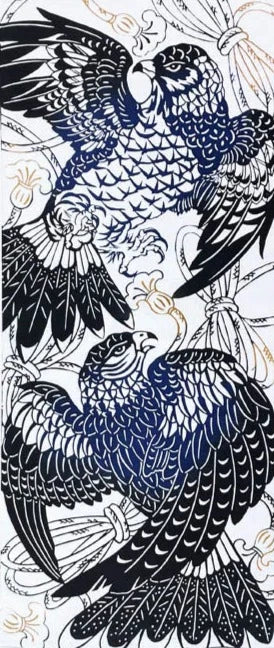 Tenugui - Hawk