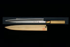 Gesshin Hide 300mm Blue #1 Hon-Kasumi Yanagiba