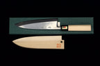 Gesshin Hide 210mm Blue #1 Hon-Kasumi Deba