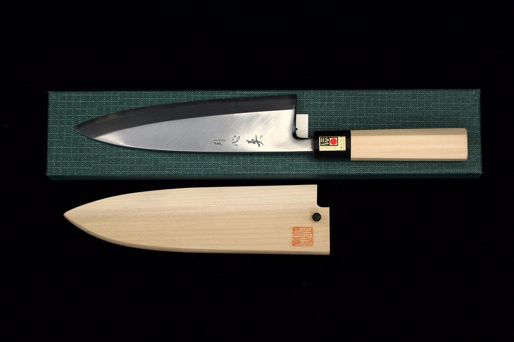 Gesshin Hide 210mm Blue #1 Hon-Kasumi Deba