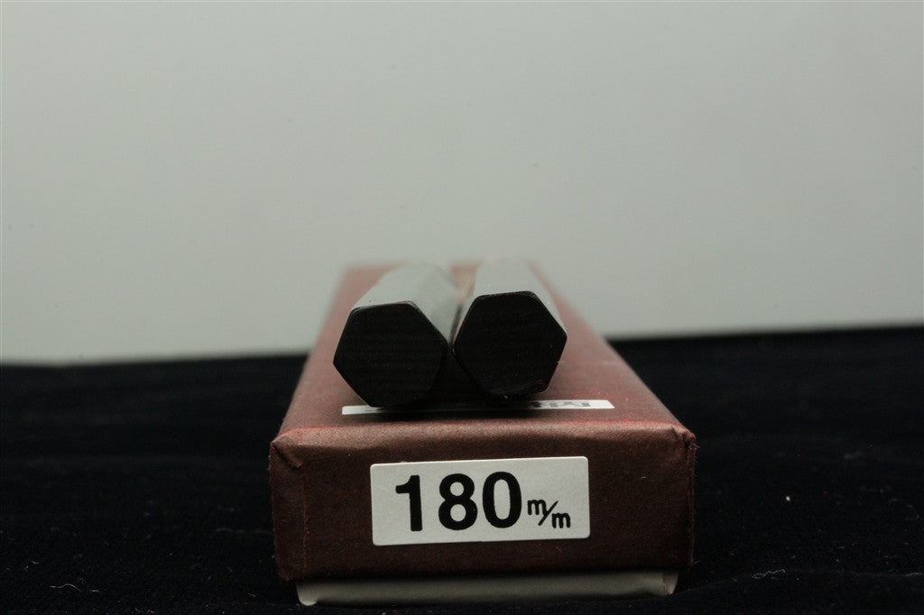 Stainless Steel Moribashi - 180mm 6-Sided Black Pakkawood