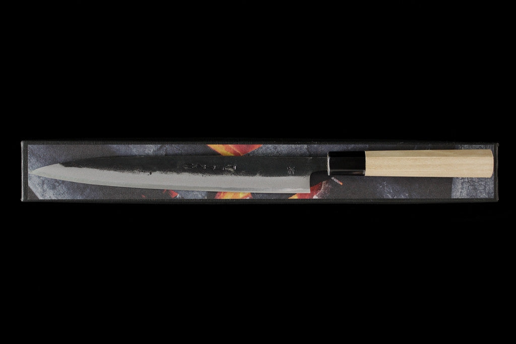 Zakuri 240mm Blue #1 Kurouchi Wa-Sujihiki