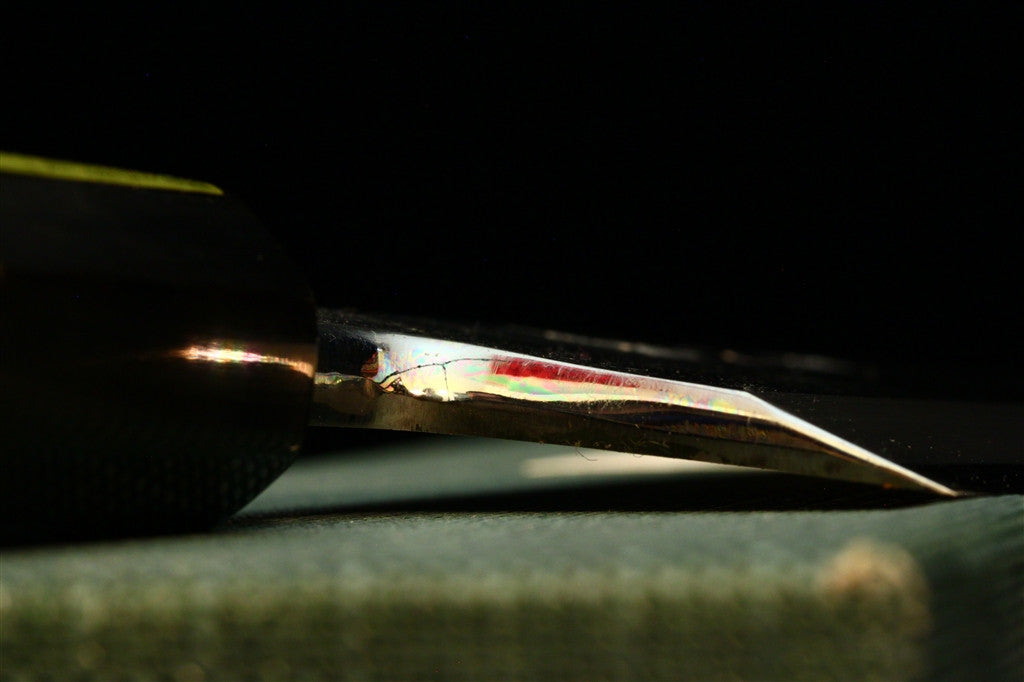 Gesshin Hide 195mm Blue #1 Hon-Kasumi Deba