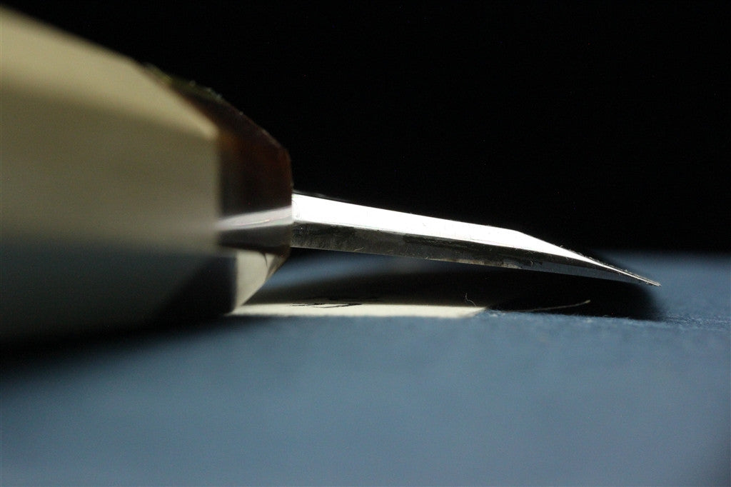 Gesshin Hide 180mm Blue #1 Hon-Kasumi Deba