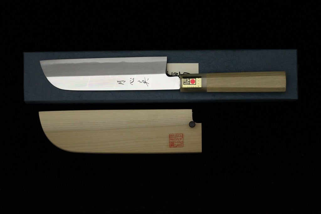 Gesshin Hide 180mm Blue #1 Hon-Kasumi Kamagata Usuba